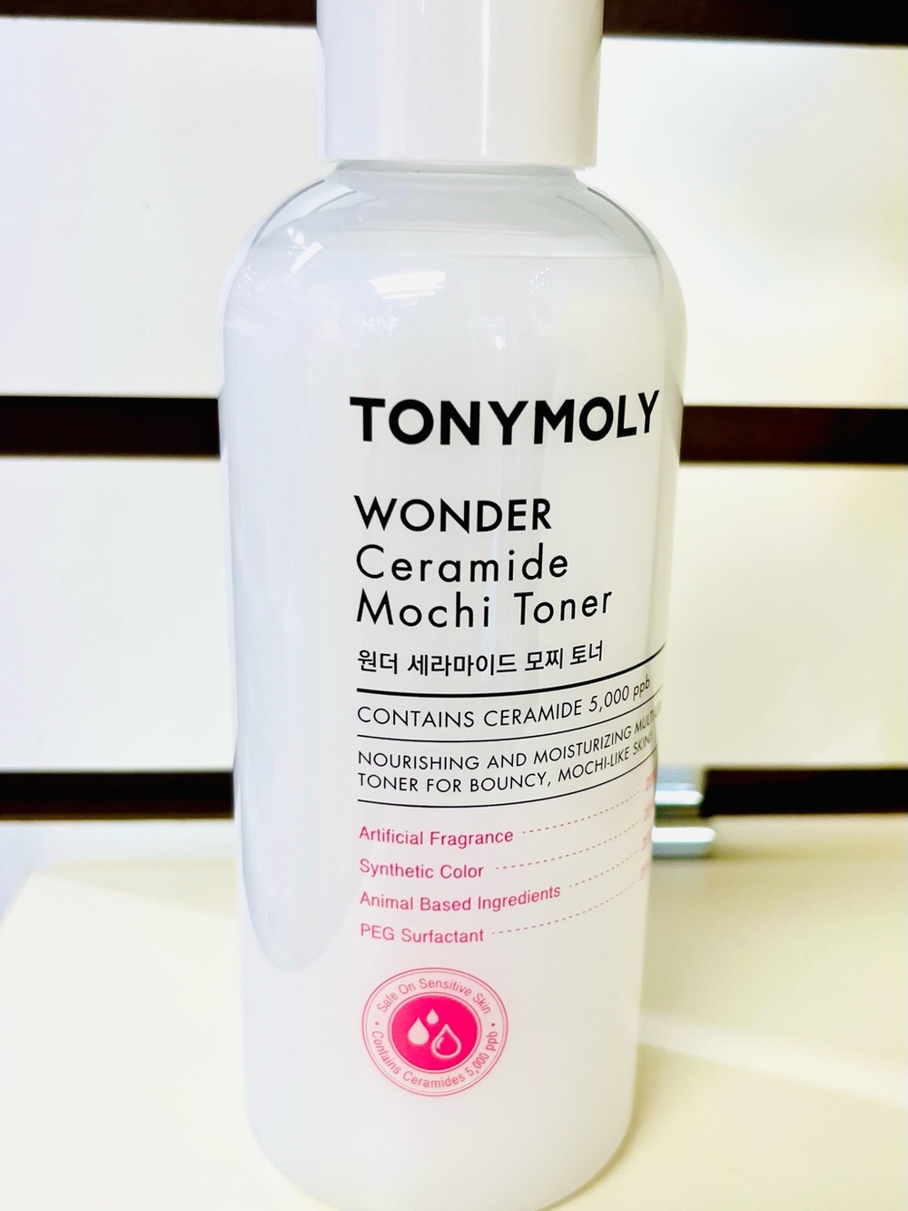 TONYMOLY Wonder Ceramide Mochi Toner — White
